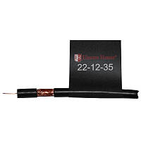 Телевізійний (коаксіальний) кабель RG-6U Cu 0,75 Cu чорний ПЕ