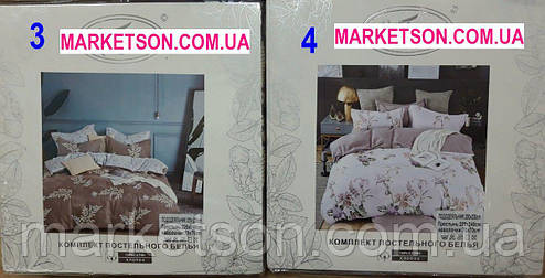 Двоспальна постільна білизна Сатин 180х220 Koloco, фото 1