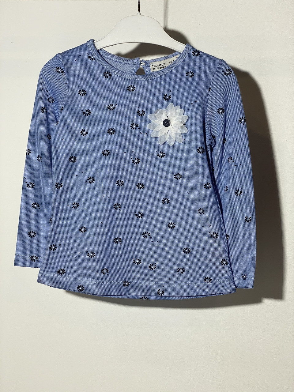 Реглан для дівчинки Toontoy 12032 104 см Блакитний