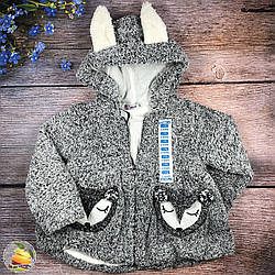 Шубка з вушками для дівчинки Розмір: 5,6,7,8 років (01240-2)