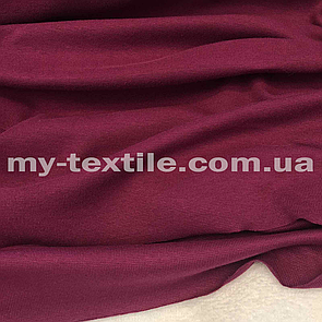 Рібана гладка трикотажна гумка ширина 180 см Вишневий