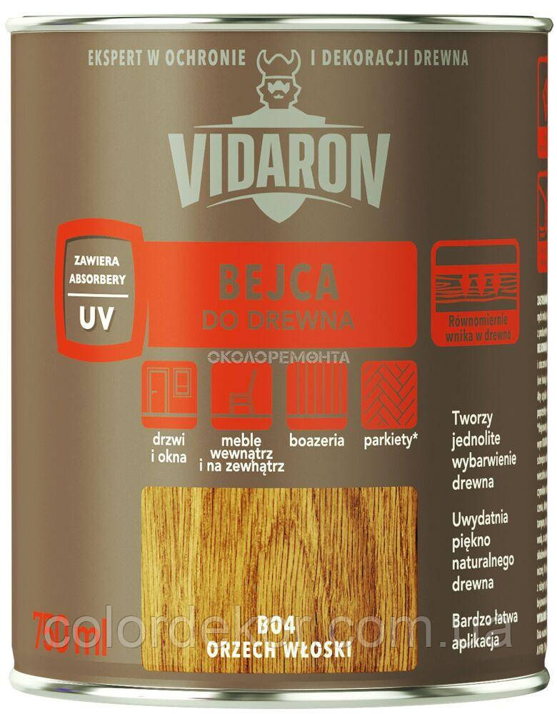 Морилка для дерева Vidaron BEJCA B04 горіх 750 мл