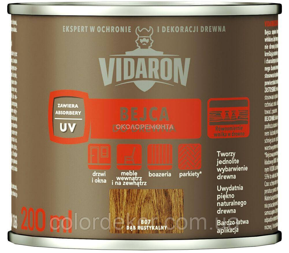 Морилка для дерева Vidaron BEJCA B07 рустикальний дуб 200 мл