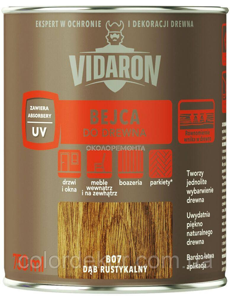 Морилка для дерева Vidaron BEJCA B07 рустикальний дуб 750 мл