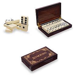 Доміно в дерев'яному кейсі мдф