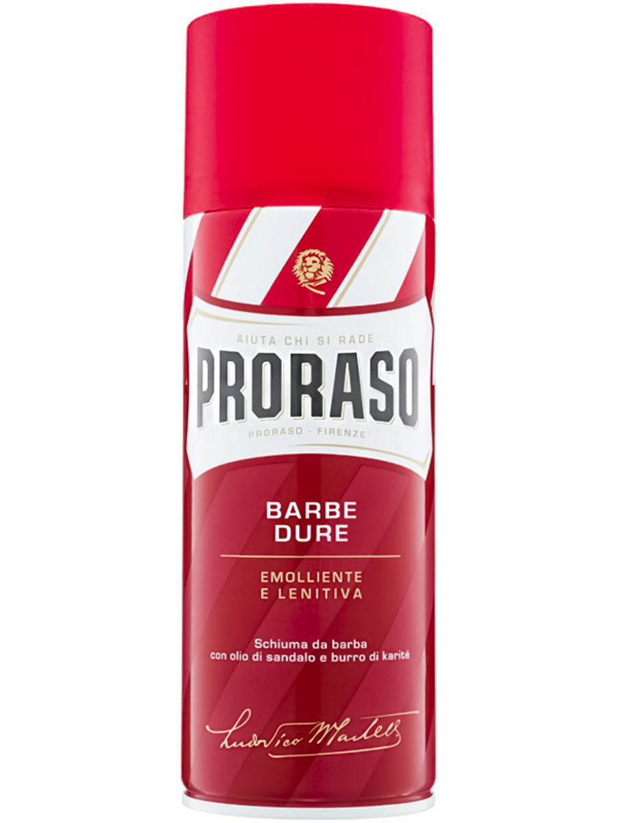 Піна для гоління жорсткої щетини Proraso Red Line 300 мл