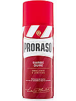 Пена для бритья жесткой щетины Proraso Red Line 300 мл