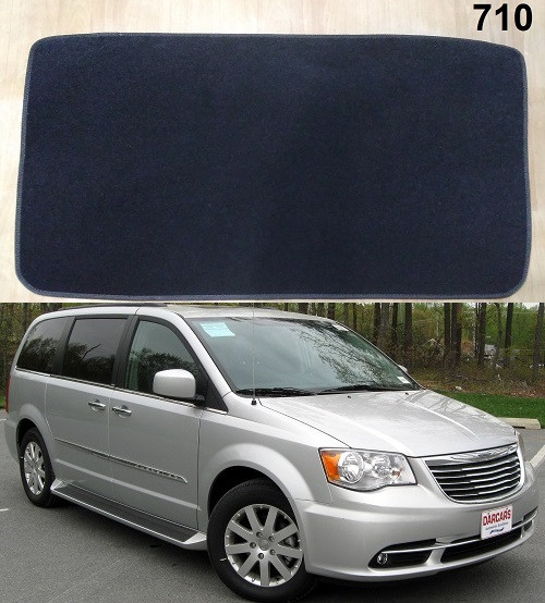 Ворсовий килимок у багажник Chrysler Town & Country '90-16