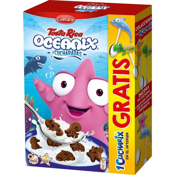 Печиво бісквітне з какао Cuetara Oceanix Cucharadas 320 г Іспанія