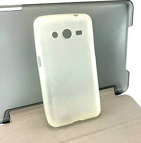 Чохол для Samsung Galaxy Core 2 g355 накладка на бампер захисний силіконовий білий
