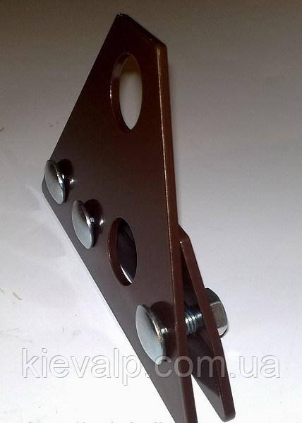 Кронштейн снігозатримувача для фальцевої покрівлі, фото 1