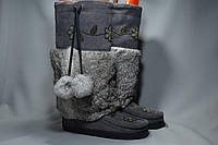 Manitobah Mukluks Snowy Owl ugg угги унты сапоги меховые зимние женские овчина. Канада. Оригинал. 41 р/26.5 см