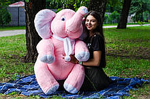 Великий слоник Дамбо рожевий,сірий