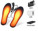 Устілки з підігрівом для взуття від USB. Розмір 41-45, фото 3