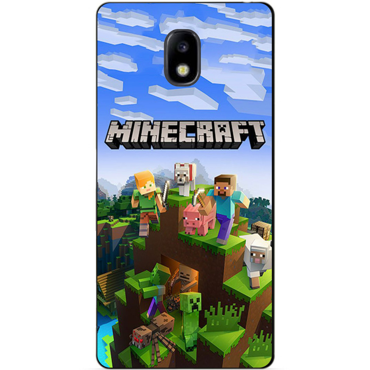 Силіконовий бампер чохол для Samsung J5 2017 Galaxy J530 малюнком Fortnite