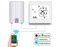 Терморегулятор Wi-Fi для газового котла 220 3А BHT-002-GCLW, білий