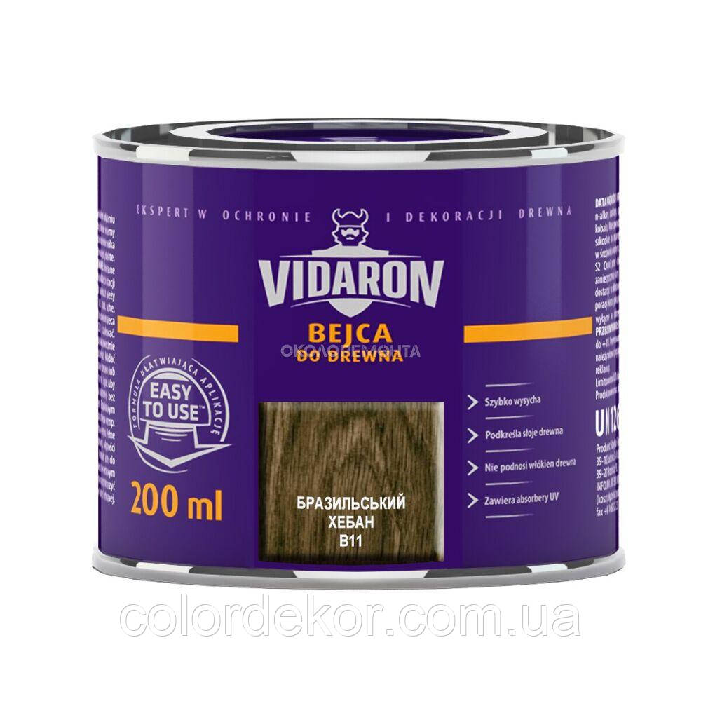 Морилка для дерева Vidaron BEJCA B11 хебан бразильський 200 мл