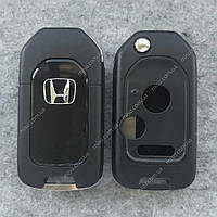 Выкидной модифицированный ключ Хонда 3 кнопки (panic)