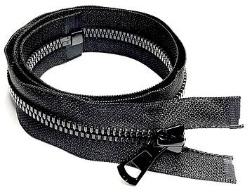 Блискавка Лабіринт Нікель 110см імітація тракторна Тип5 подвійна