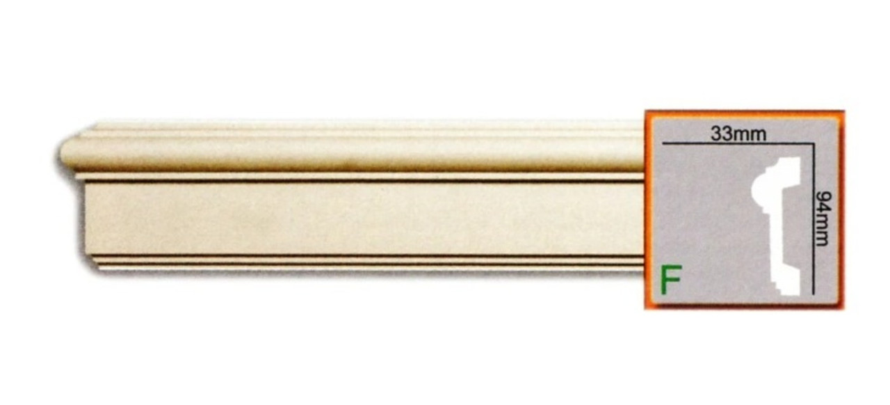 Молдинг Gaudi гнучкий CR3044F (94x33)мм