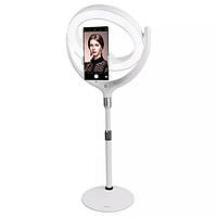 Кольцевая лампа селфи кольцо REMAX LIFE Desktop Selfie Spot Light RL-LT13 |360°, 50-80cm|. White