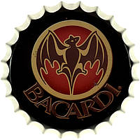 Металлическая табличка / постер "Bacardi (Logo)" 35x35см (ms-001722)