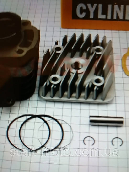 Yamaha 80cm3 JOG AXIS APRIO Minarelli VINO SA-01/16 Циліндр к-кт + головка (фірма Vland) Оригінал Тайвань, фото 1