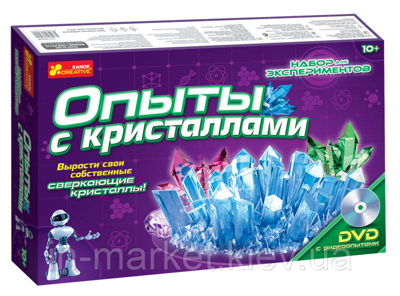 Набір для експериментів Досліди з кристалами Ranok-Creative