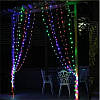 Світлодіодна гірлянда LED 300 діодів, колір мультиколор, 8 режимів, для дому та вулиці., фото 4