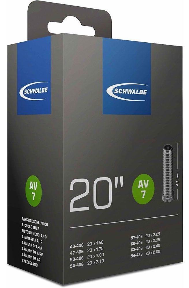 Камера 20 Schwalbe AV7 Schrader EK AGV (40/62-406) 40мм 10415310 TUB-D7-01