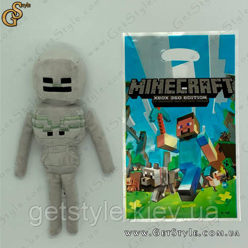 Іграшка Скелет з Minecraft — "Skeleton" — 24 см із пакетом, фото 1