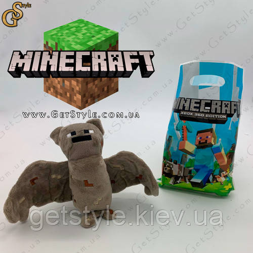 Іграшка Кажан з Minecraft — "Bat" — 18 х 24 см із пакетом