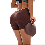 Чорні трусики пушап, корекція в 4 напрямках: живіт, талія, стегна, сідниці, фото 7