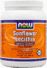 Соняшниковий лецитин в порошку Now Foods Sunflower Lecithin Pure Powder 454 грам