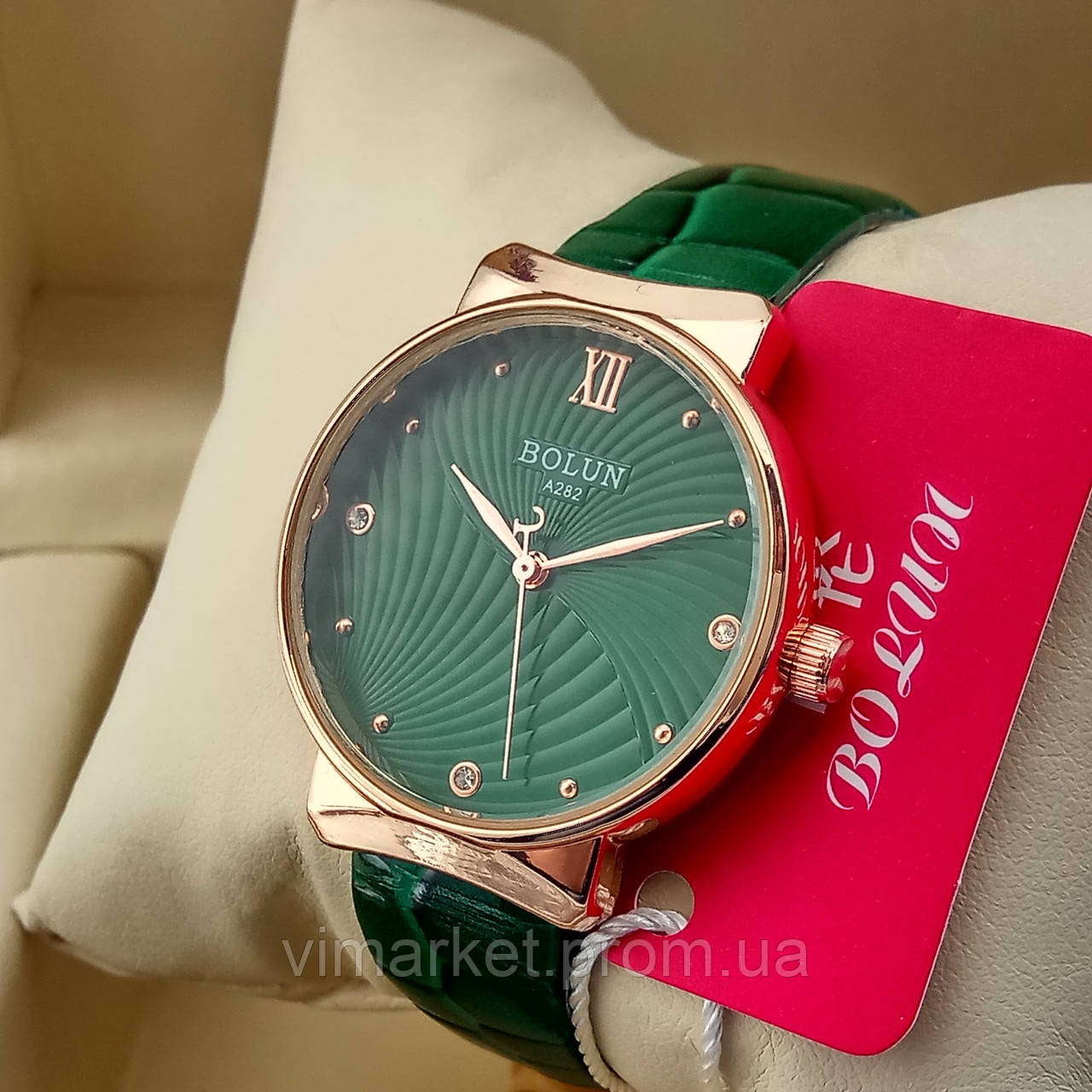 Жіночі кварцові наручні годинники Dior B198-2 срібного кольору рожевий циферблат з датою металевий браслет