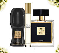 Парфюмерный набор Avon Little Black Dress из 3 х единиц (50 мл+10мл+50 мл) - Эйвон Чёрное платье для женщин