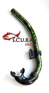 Трубка для підводного полювання BS Diver "CEFALO" бесклапанная, камуфльований