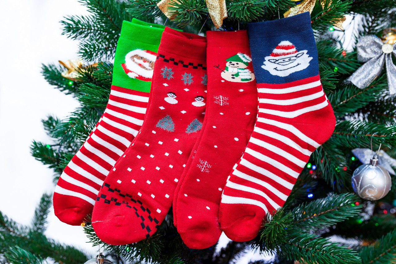 Шкарпетки новорічні подарунковій упаковці 36-41 розмір Шугуан Hello Merry Christmas