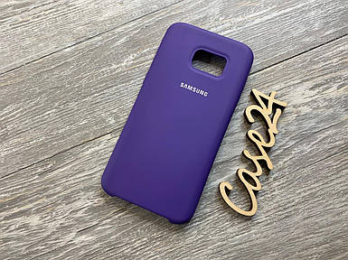 Чохол Soft touch для Samsung Galaxy S7 Edge (8 кольорів) фіолетовий