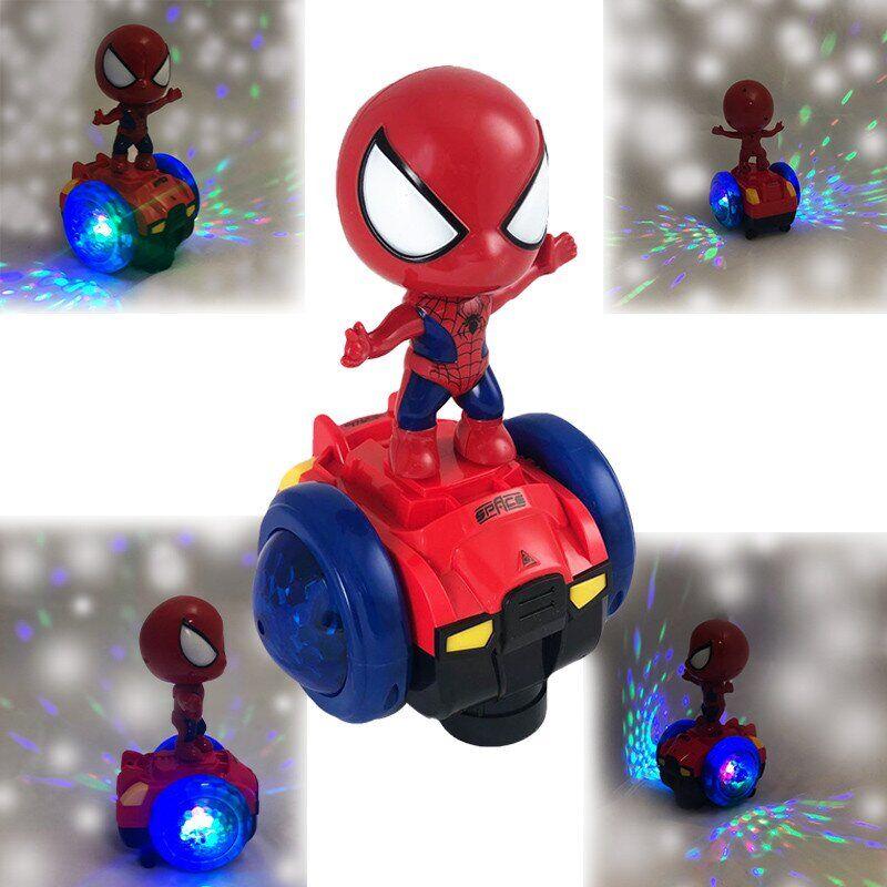 Дитяча іграшка машинка Super SPIDER Car Super CAPTAIN Car з диско-світлом і музикою