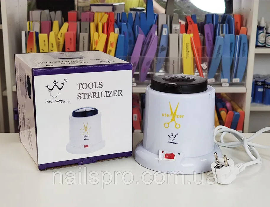 Стерилізатор кульковий-кварцовий Sterilizer 200 мл 75 Вт, Білий