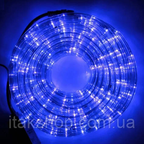 Світлодіодний шланг Дюралайт 50 м із перехідником Синій, фото 2