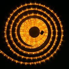 Світлодіодний шланг Дюралайт 50 м із перехідником Золотий, фото 2