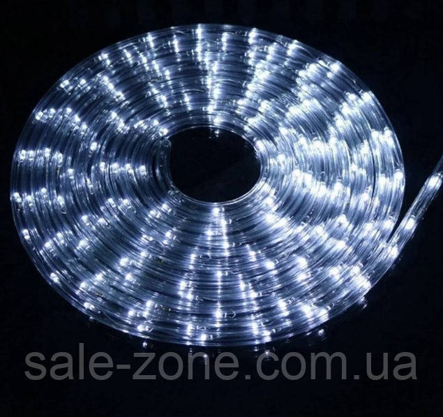 Шланг Дюралайт 50 м (LED duralight) з перехідником Білий