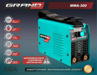 Зварювальний інвертор Grand MMA-300 (дисплей) ®