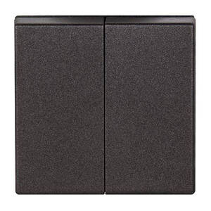 Клавіша 2-кл., JUNG ECO PROFI Чорний мат