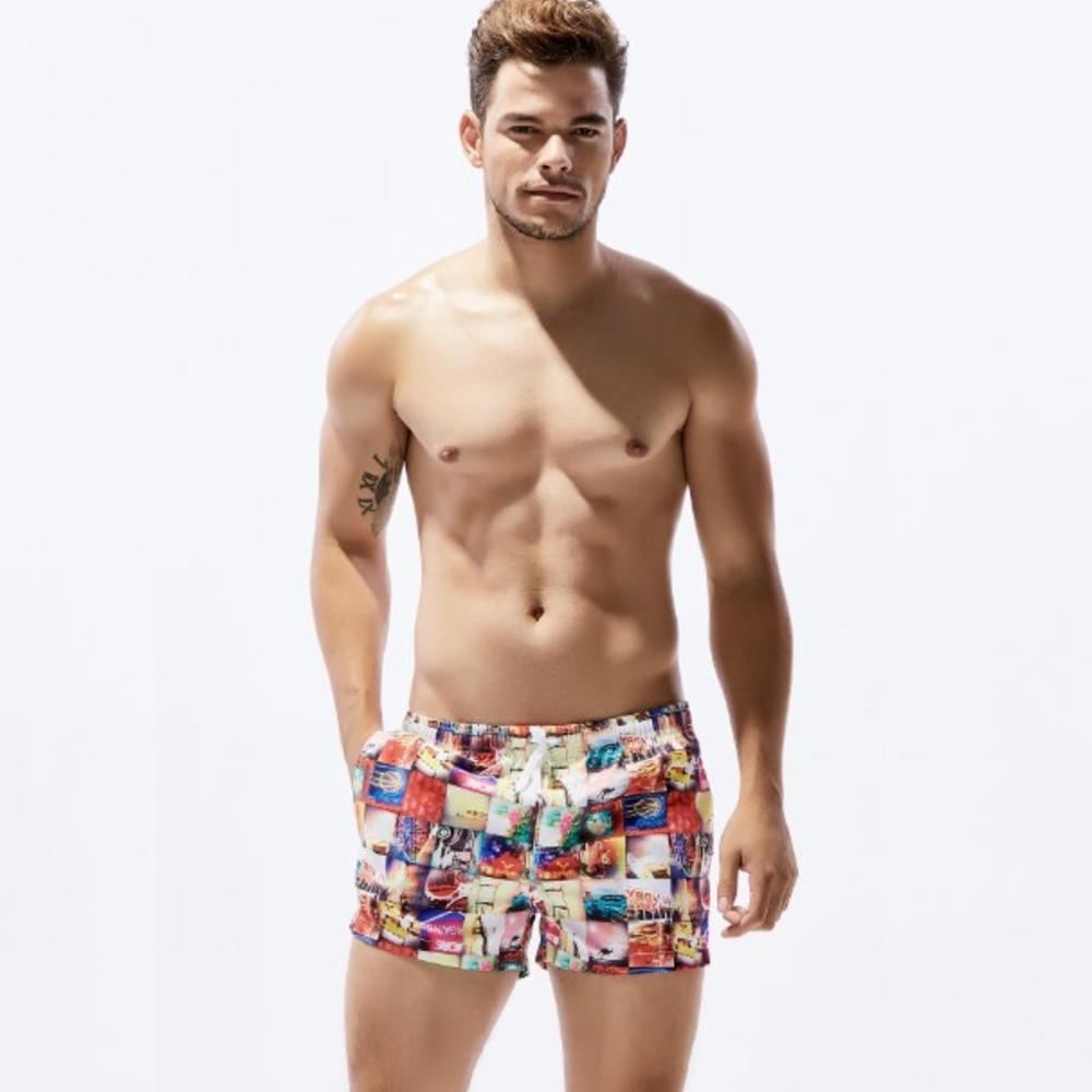 Мужские разноцветные пляжные шорты Seobean XL