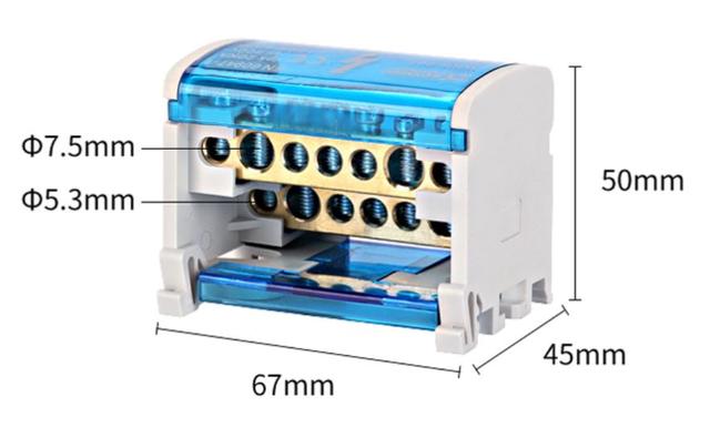 Купить Шина нулевая в корпусе 2х7 125А (кроссмодуль) в Харькове от ...