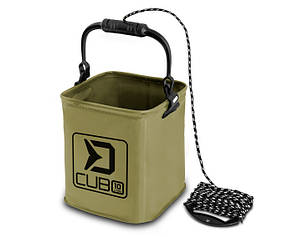 Складное відро Delphin CUBO 10л + 7м