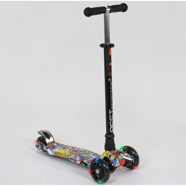 Самокат триколісний Best Scooter 25460 дитячий з підсвічуванням